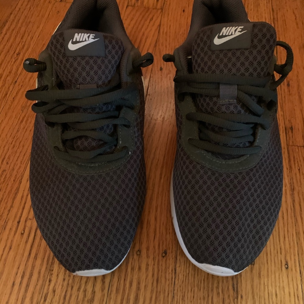 Green/White Nike sneakers